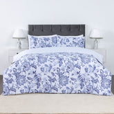 100% Cotton Sateen Printed Duvet Cover Set - 300 Thread Count Luxury Bedding - Ultra Soft & Breathable - 18491